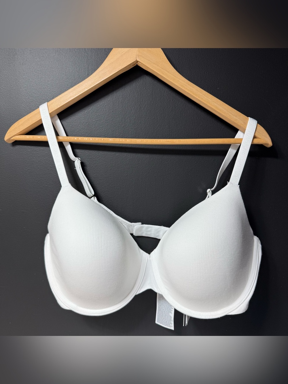 Polo Ralph Lauren Underwire T-Shirt Bra White Cloud